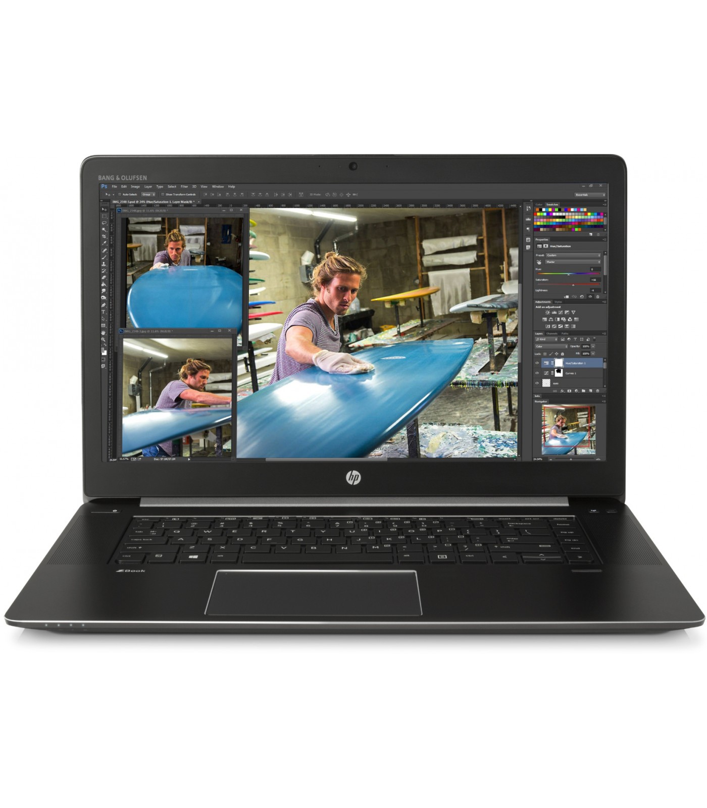 Poleasingowy laptop HP Zbook G3 z procesorem i7 i kartą Nvidia M2200