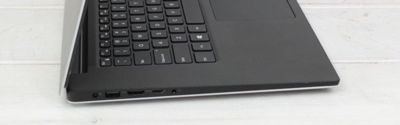 Lewa strona poleasingowego laptopa Dell Precision 5510